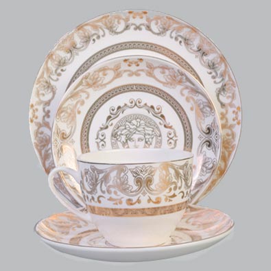 Bon China set model HBC-314-versace-golden